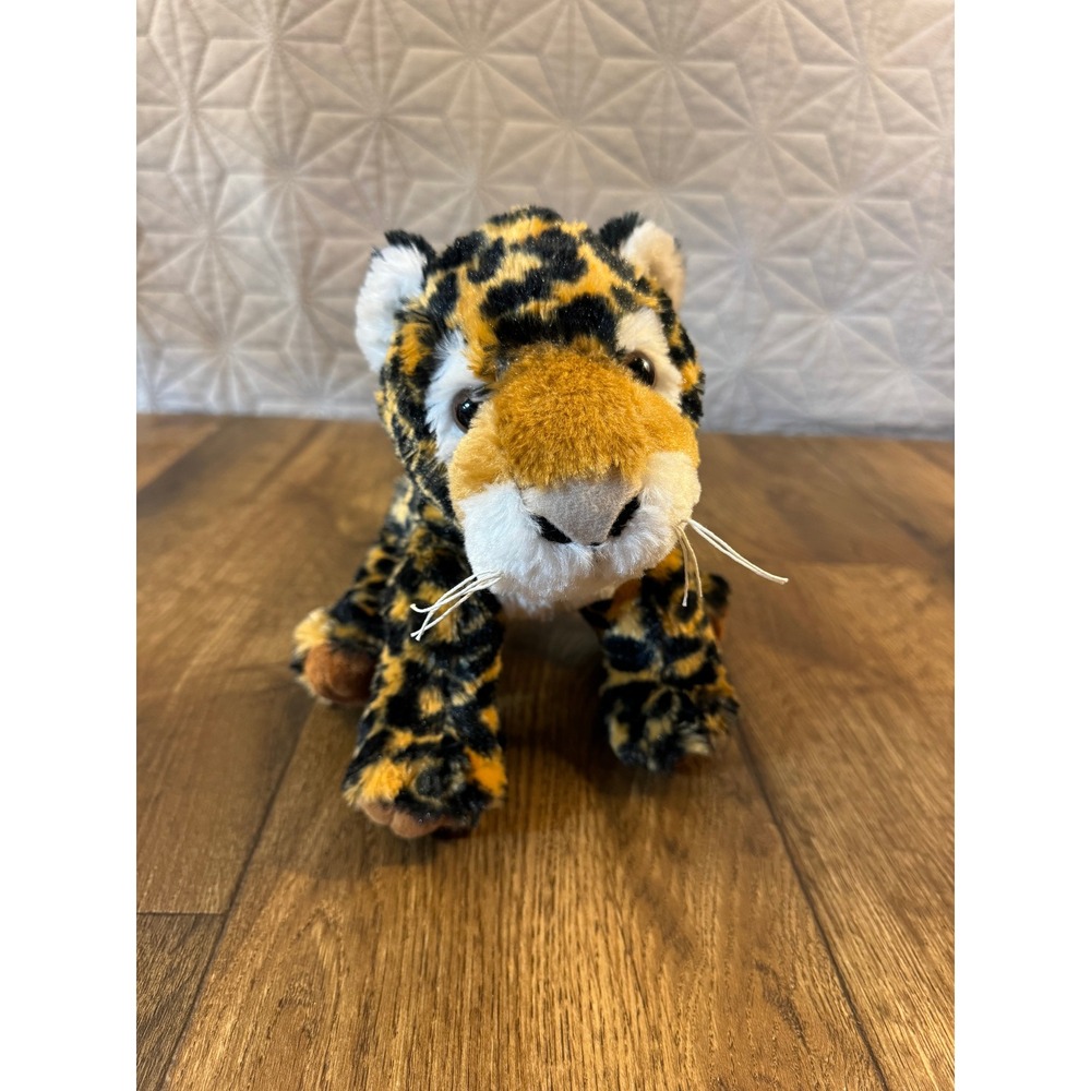 Fiesta Walk-Your-Petz Leopard Kids 10.5" Yellow Good Spotted Plush A43455